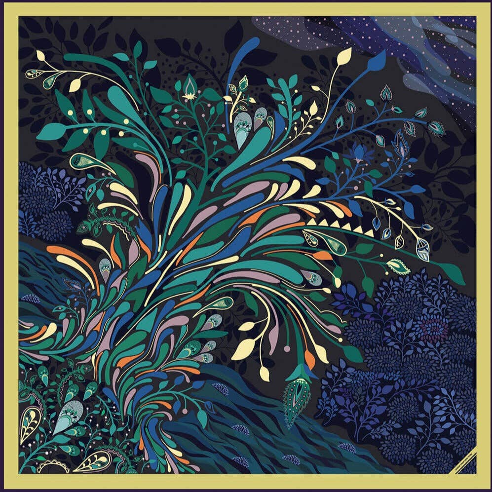 Scaf - Silk Scarf of The Sprinkle Night