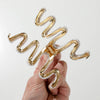 Hair Accessories - Large Squiggle Metal Claw Clip