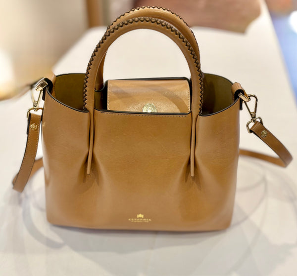 Purse - Candy Small Tote Bage in Vintage Desert Leather