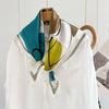 Scarf - Graffiti Mulberry Silk Scarf – Artistic & Bold Square Silk Shawl