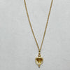 Estate Collection - Necklace - Door Knocker Pendant on Gold Tone Chain