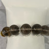 Bracelet - Gold Tube Accent W/Smokey Quartz Beads