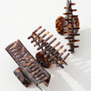 Hair Accessories - Deep Tortoise Large - Assorted Claw Clips