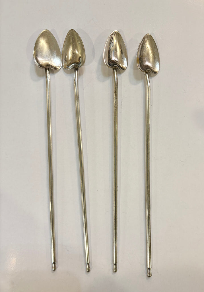 Estate Collection - Silver Plate Straw Spoons