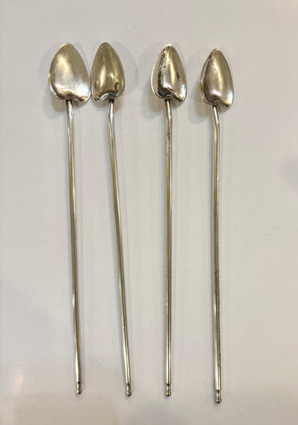 Estate Collection - Silver Plate Straw Spoons