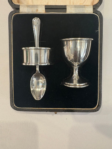 Estate Collection - Vintage Sterling r Baby Three Piece Set