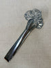 Estate Collection - Tongs Vintage Silver Tone Leaf Serving Tongs