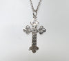 Estate Collection - Necklace Sterling Cross Pendant on Chain