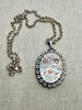Estate Collection - Necklace - Sterling Victorian Locket and Chain