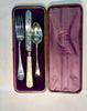Estate Collection - Antique Silver and Mother of Pearl Baby Set