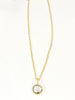 Dina Mackney - Petite Circle Charm Necklace - Several Colors