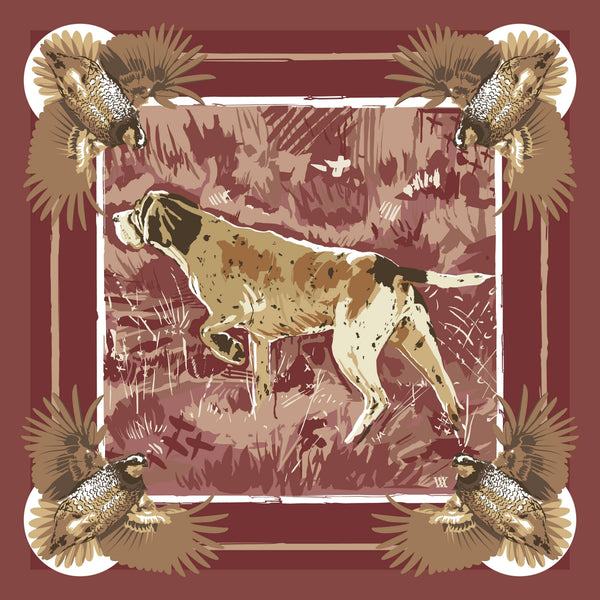 Pocket Square - Wine Pointing Strong Pocket Square