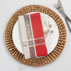 Napkin - Red Jacquard Christmas Napkin