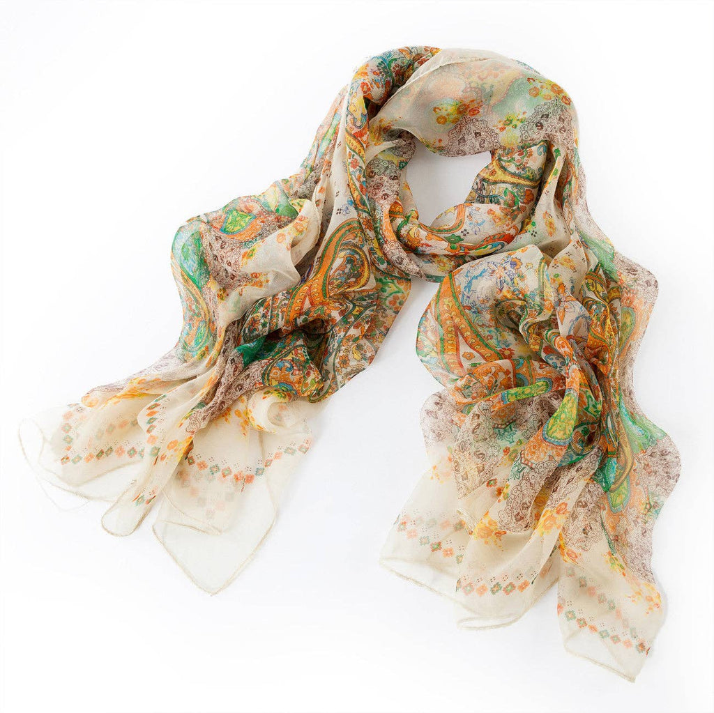 Scarf - Sand Big Chiffon Scarf