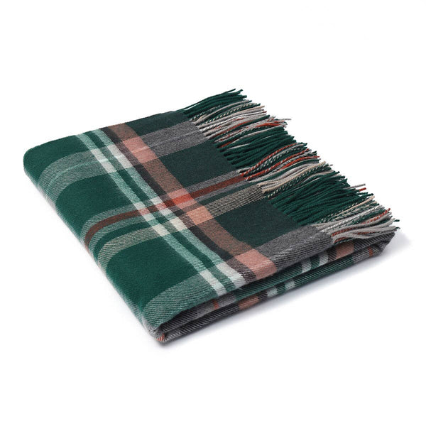 Throw - Scottish Plaid Wool Throw Blanket