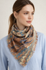 Scarf - Papier Marble Large Bandana