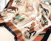 Scarf - Equestrian Brown Mare Poly Scarf