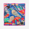 Scarf - Silk Bandana Scarf Dancing Water