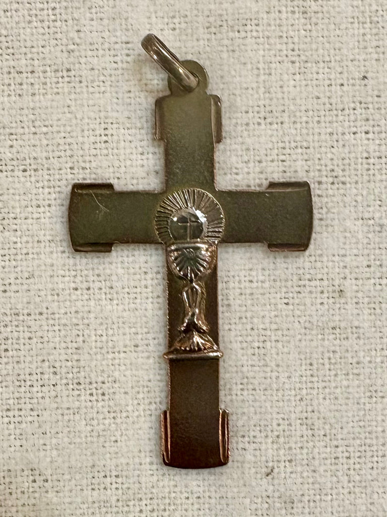 Estate Collection - Vintage Eucharist Chalice Crucifix