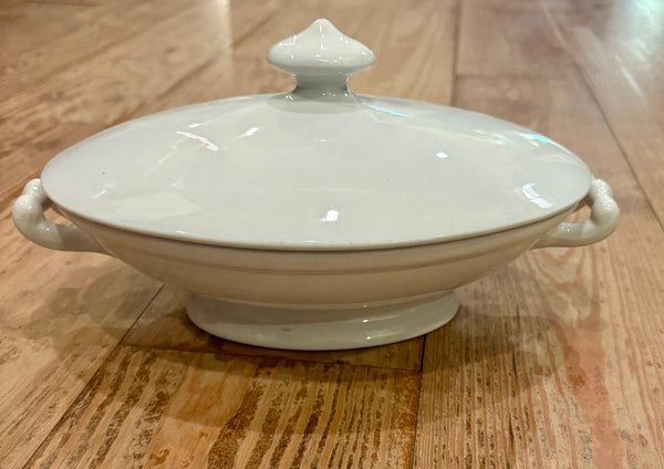 Estate Collection Antique English Ironstone Covered Server