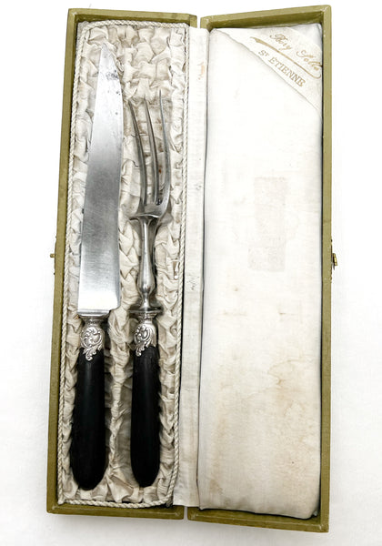 Estate Collection - Antique Silver Plate English Carving Set