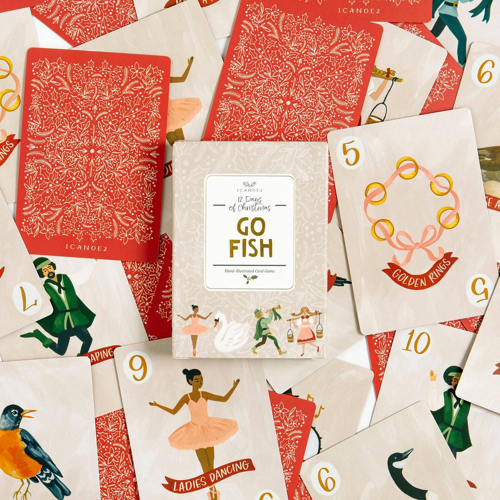 Playing Cards - 12 Days Of Christmas Go Fish Card Game