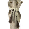 Handmade Leather Wine Bag w/Antler Handles