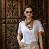 Scarf - Camilla - Silk Bandana - Bronze