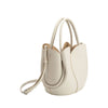 Purse - Tulip Vegan Leather Top Handle Bag in Bone