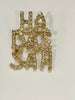 Estate Collection - Vintage Hadassah Rhinestone Brooch