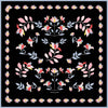 Scarf - Double Sided Silk Scarf Midnight Garden