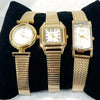 Watches - Adjustable Gold Plated Watches - 3 Styles