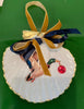 Ornaments - Christmas Mallard on Scallop Shell by Fouts and Finch
