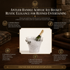 Arthur Court - Antler Handle Acrylic Ice Bucket