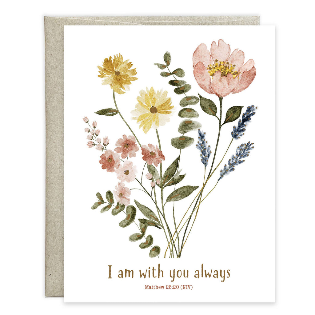 Greeting Cards - With Scripture Thinking of You Card - With You Always