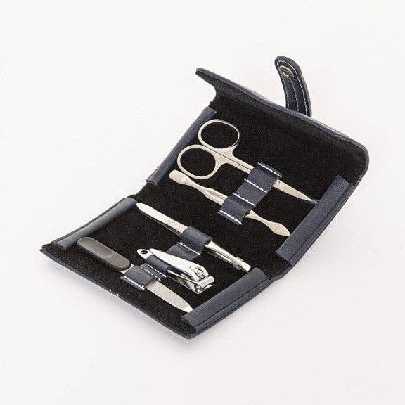 Manicure Set in Navy Blue