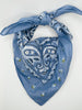 Bandana - Mini Bouquet - Soft Blue