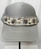 Revelry Bloom Mardi Gras Trucker Hats - Grey