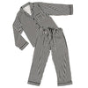 Pajamas - BlackStriped PJ Set - Large