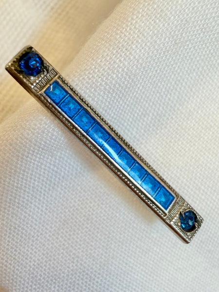 Estate Collection - Sterling & Blue Baby Pin