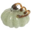 Pumpkin - Seafoam & Gold Speckled Glass Pumpkin - Two Sizes