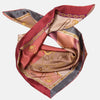 Scaf - Gabriella - Hand Rolled Silk Foulard - Rosewood