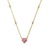 Necklace - Polka Dot Heart Necklace
