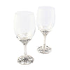 Wine Glasses - Fleur-De-Lis Wine Glasses