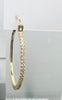 Earrings - CZ Hoop Earrings - 1"