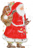 Hand Towel - Good Ol Santa Flour Sack Towel