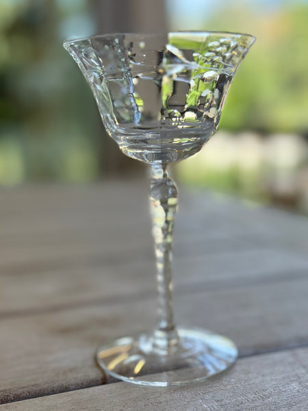 Estate Collection - Vintage Crystal Champagne Coupes Set of 6