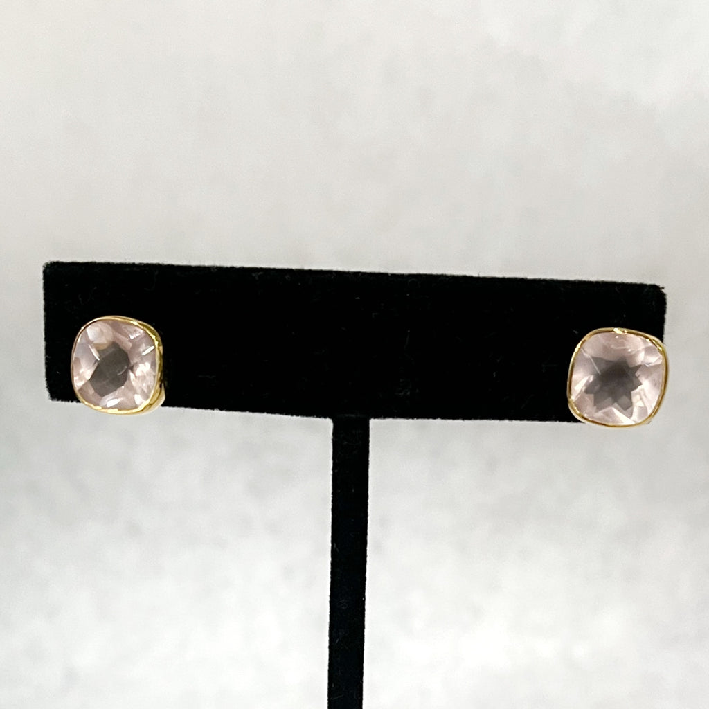 Dina Mackney - Rose Quartz Stud Earring