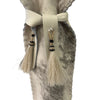 Handmade Leather Wine Bag w/Antler Handles