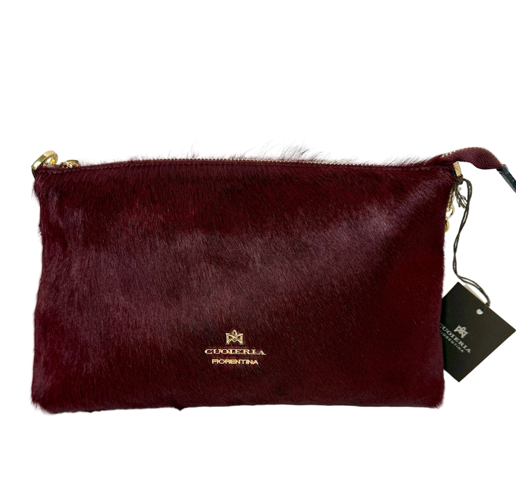Cuoieria Fiorentina - Small Pouch in Amarena
